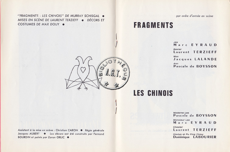 Les programmes de Théatre de l\